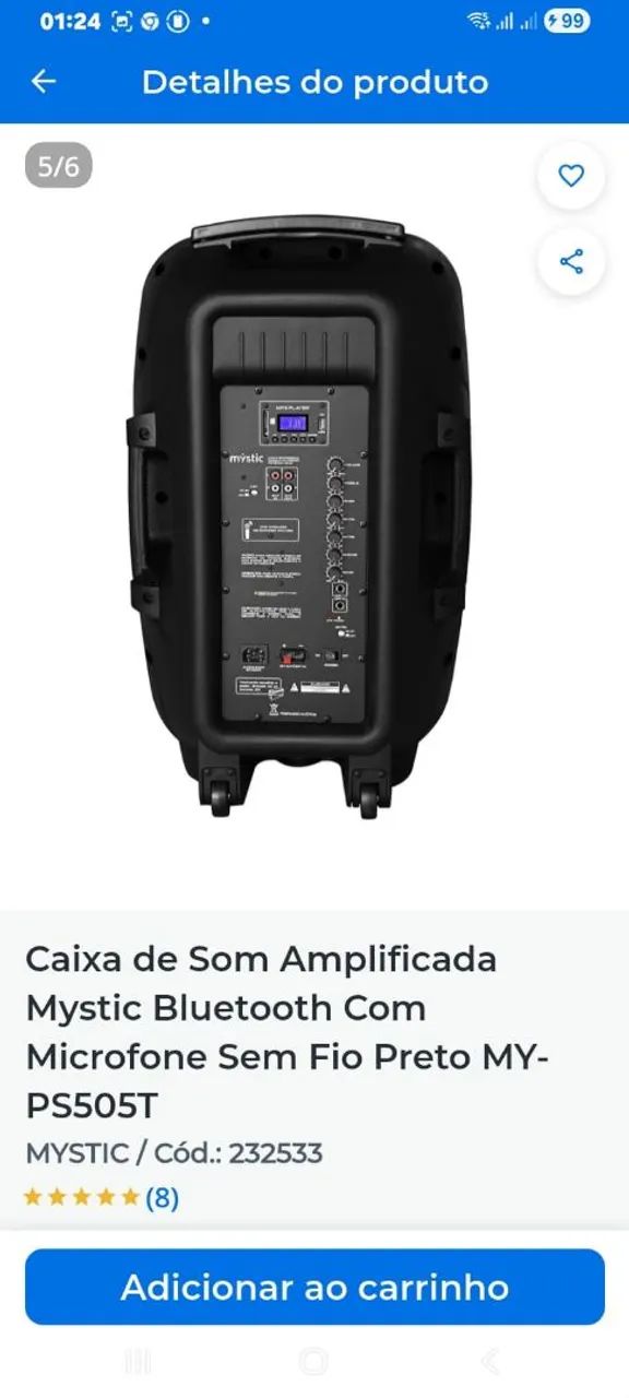 Caixa de som Nova - Foto 2