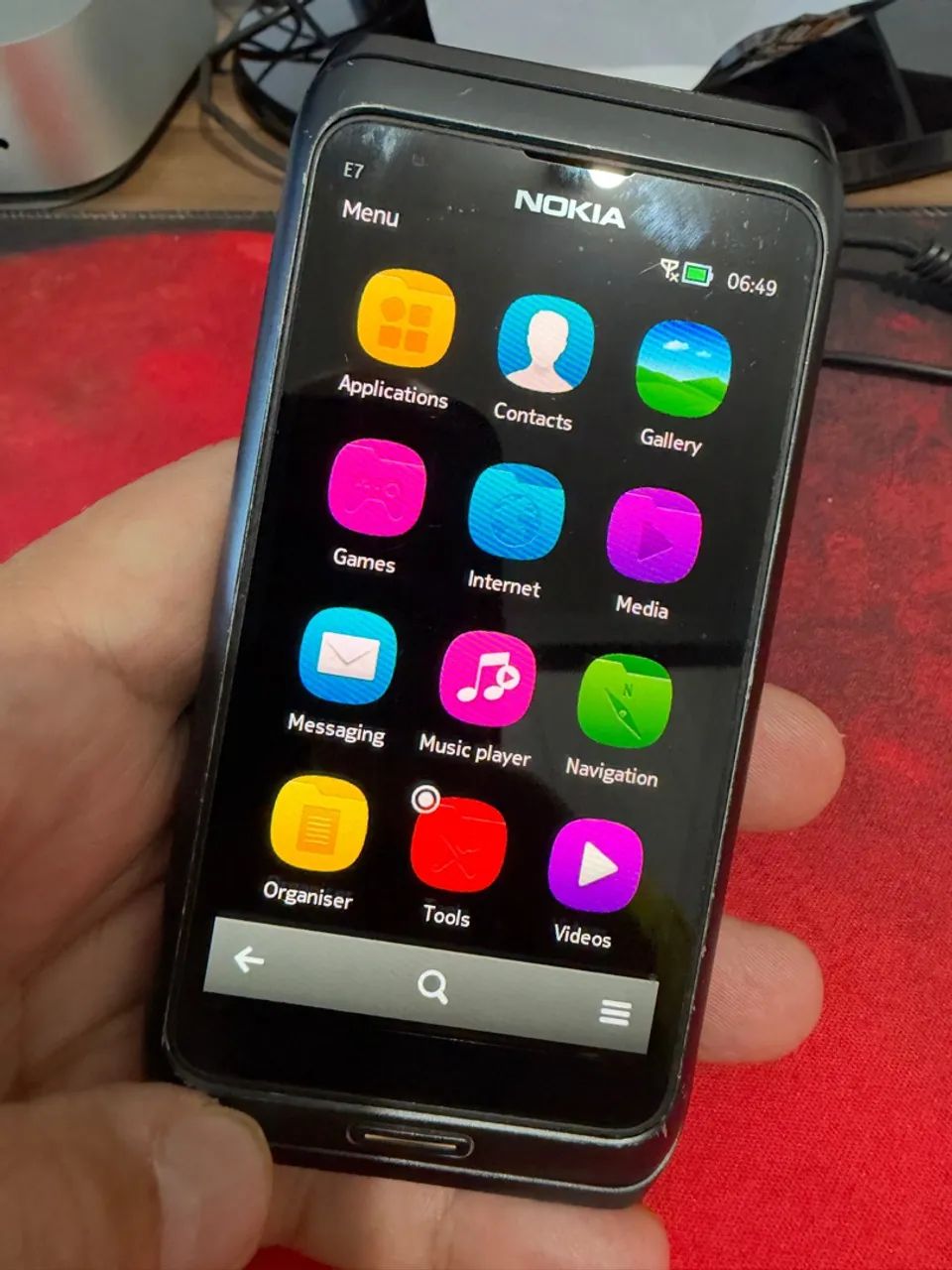 Nokia E7 relíquia funcionando menos chip celular