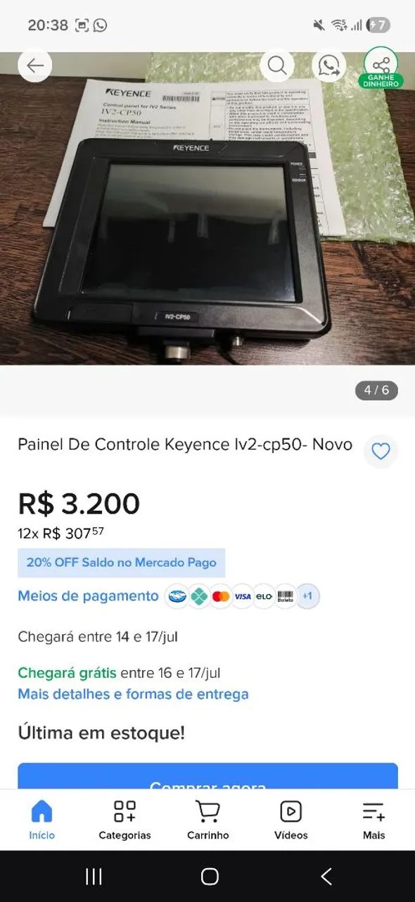 Sistema de visao completo keyence  - Foto 3