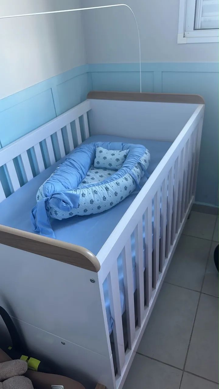 BERÇO 2 em 1 COM COLCHÃO  - Foto 3