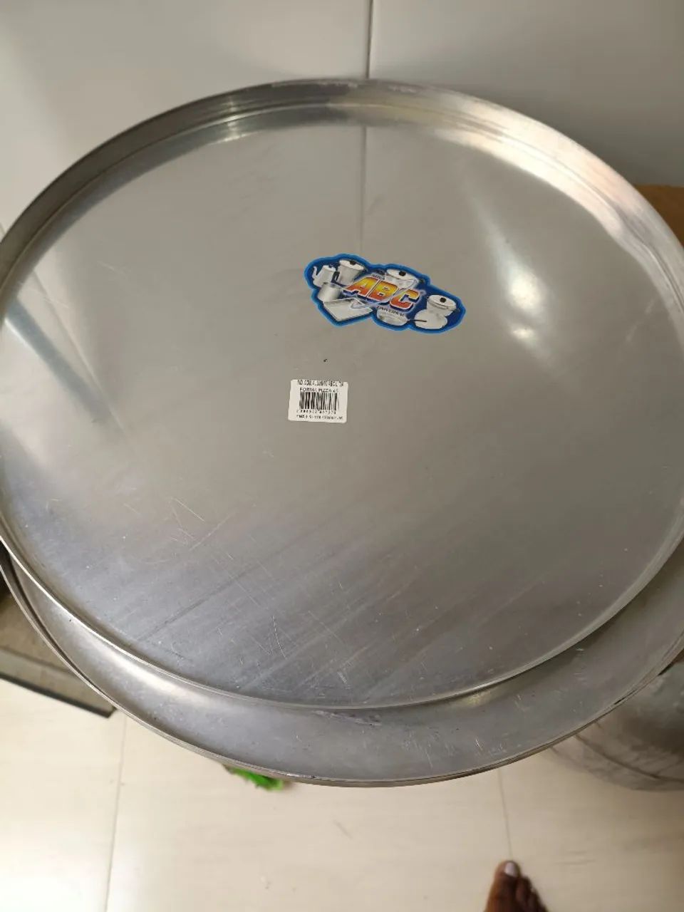 Formas de pizza 45 cm em alumínio 