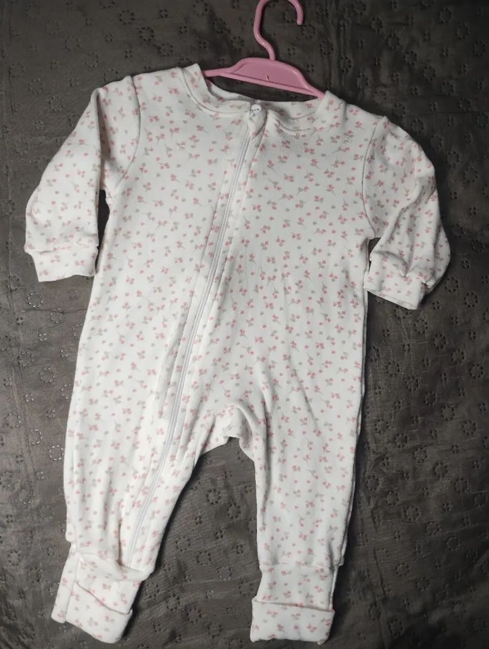 Kit 3 macacão amoré RN MENINA - Foto 4