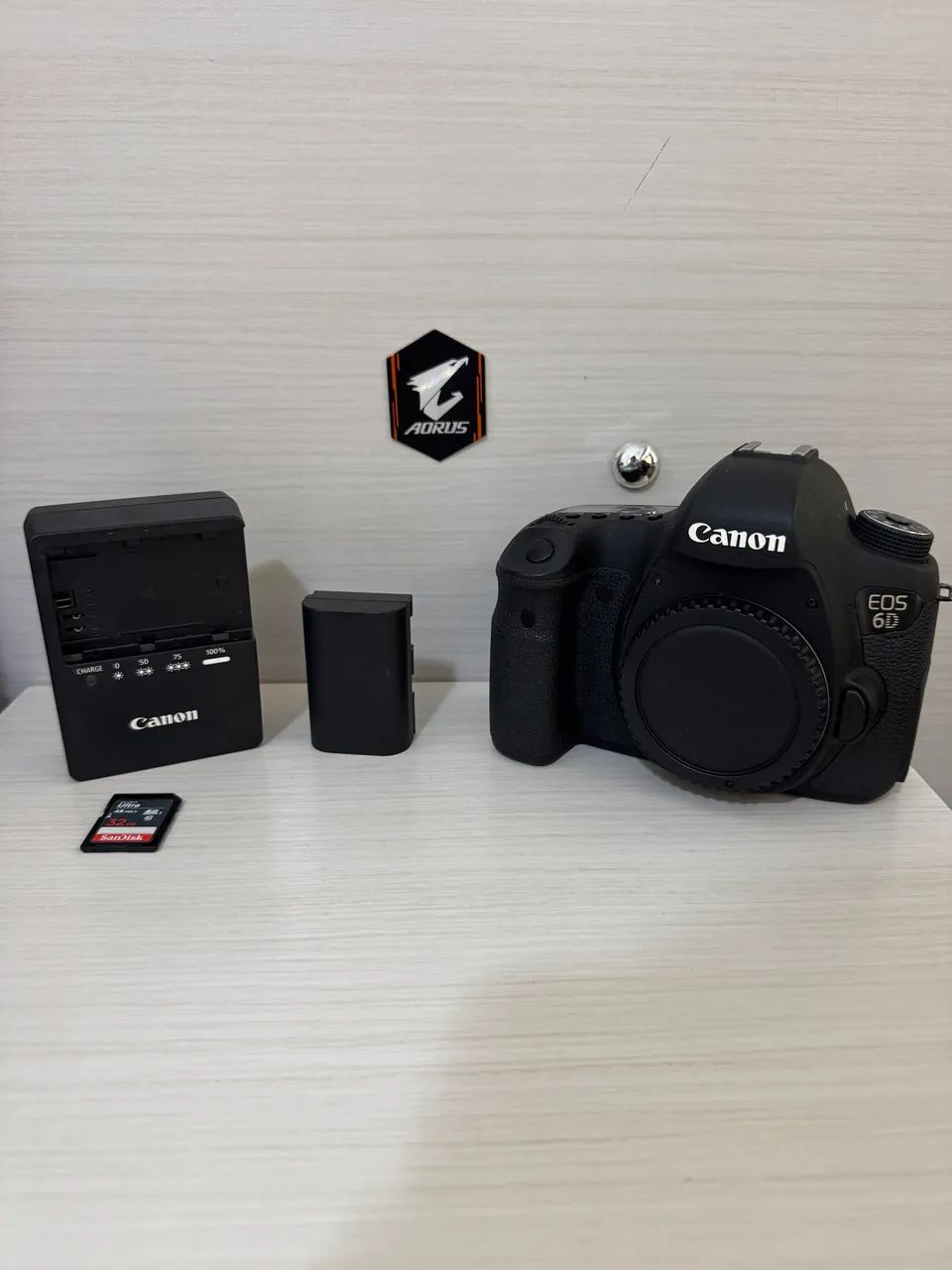 Câmera Full Frame Canon EOS 6D Mark I 11k cliques - Foto 3