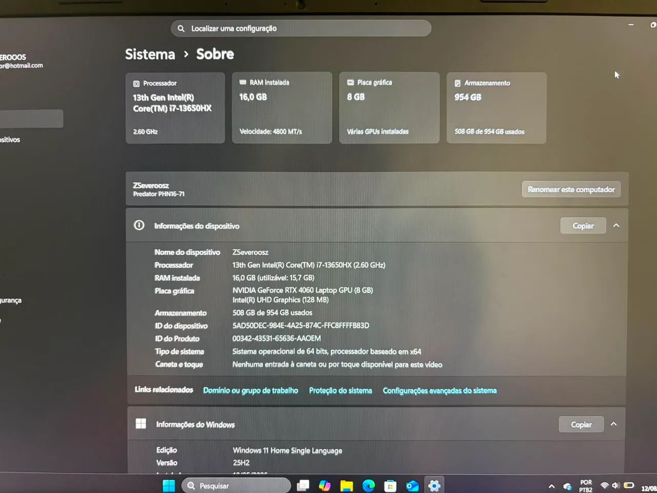 Notebook Acer Predator 16 - Foto 2