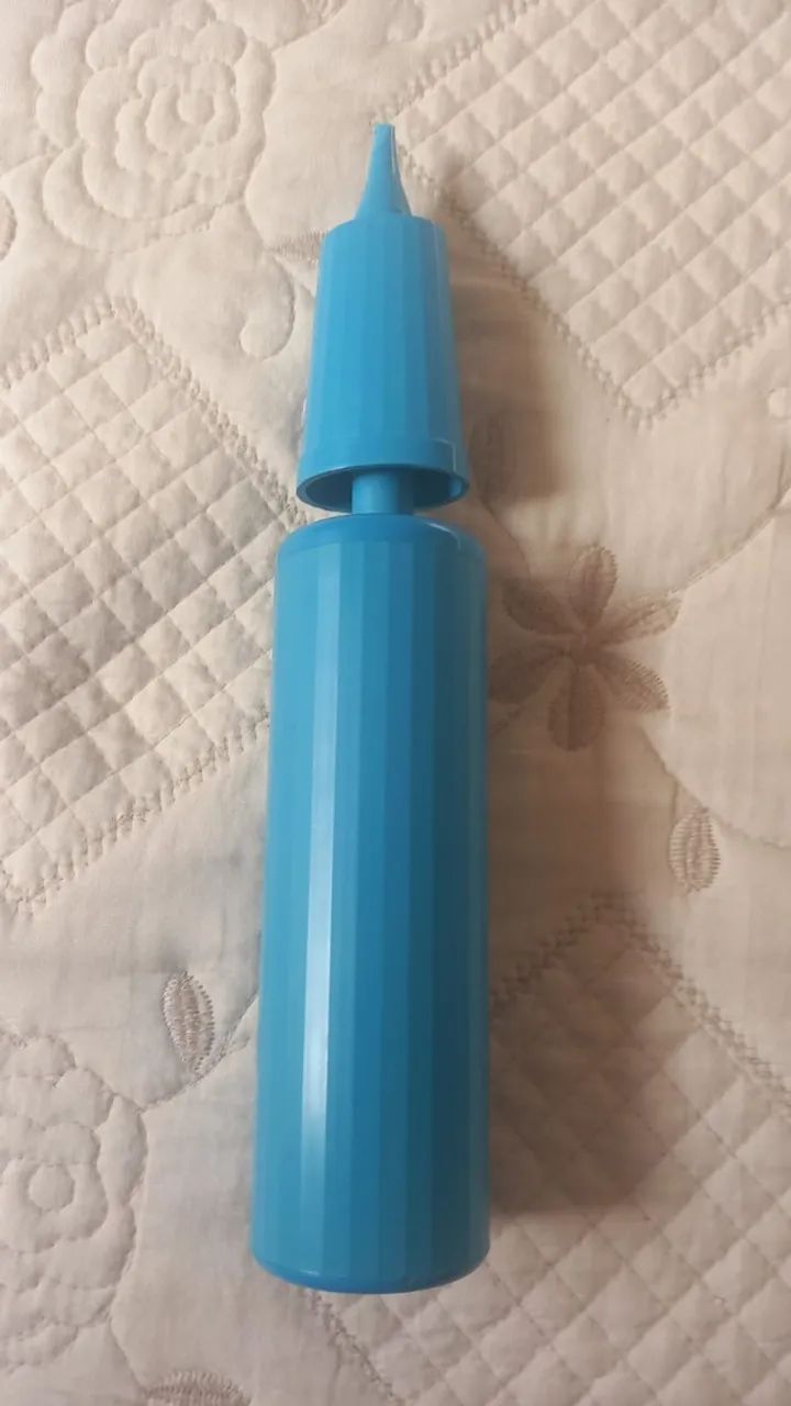Bomba para encher bexiga usada.