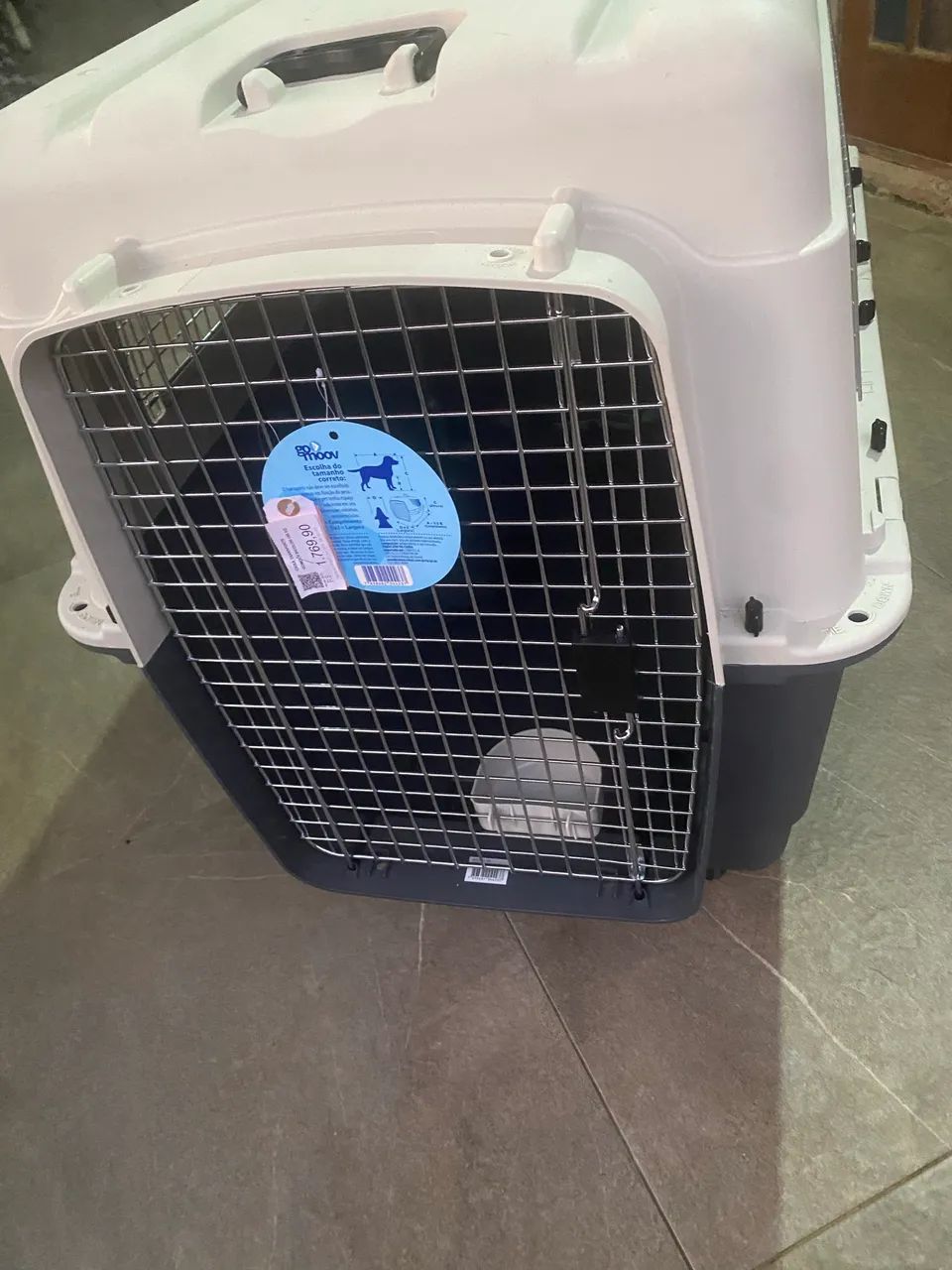 Caixa transportadora de cachorro grande nunca usada  - Foto 3