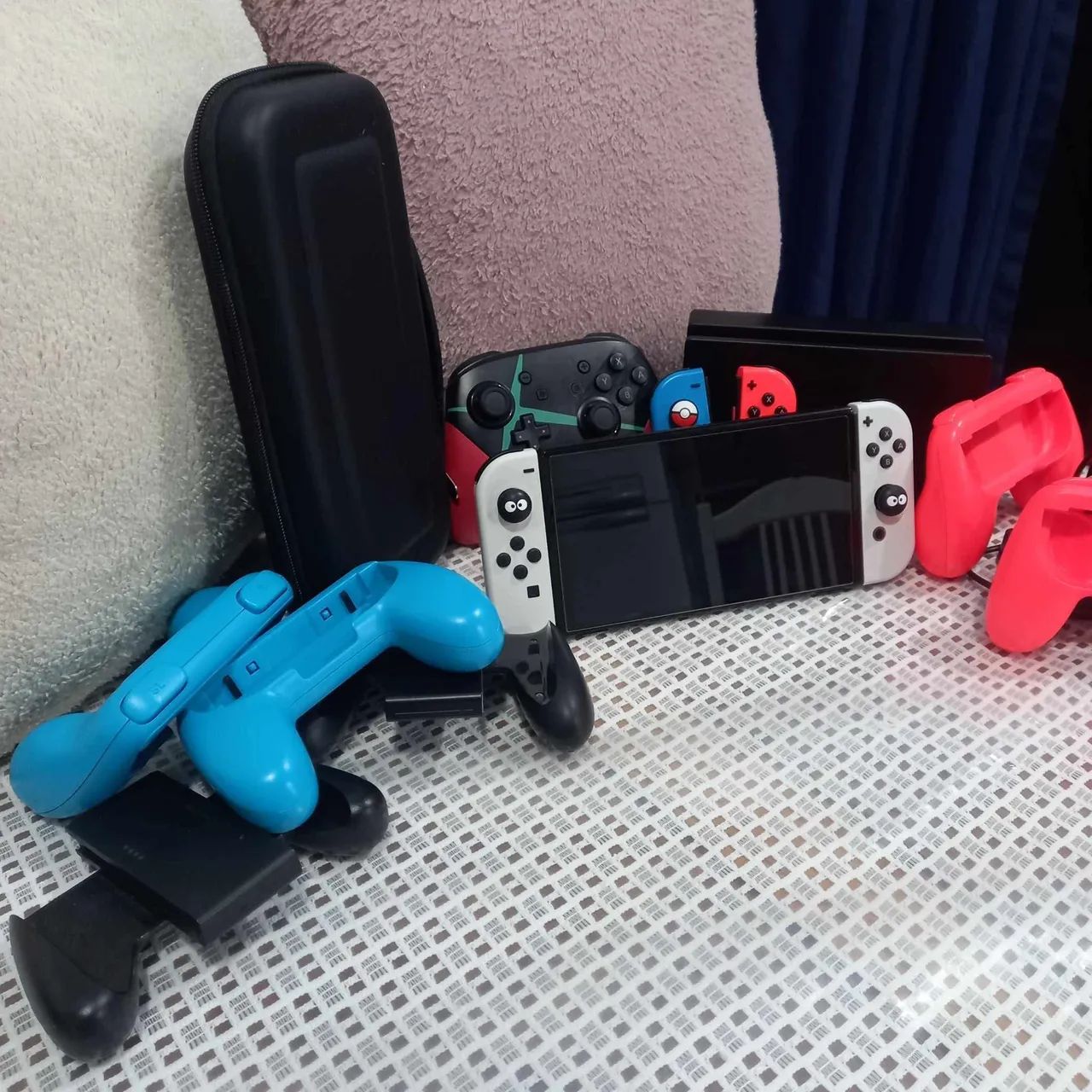 Nintendo Switch OLED 64gb + 128gb card - Foto 4