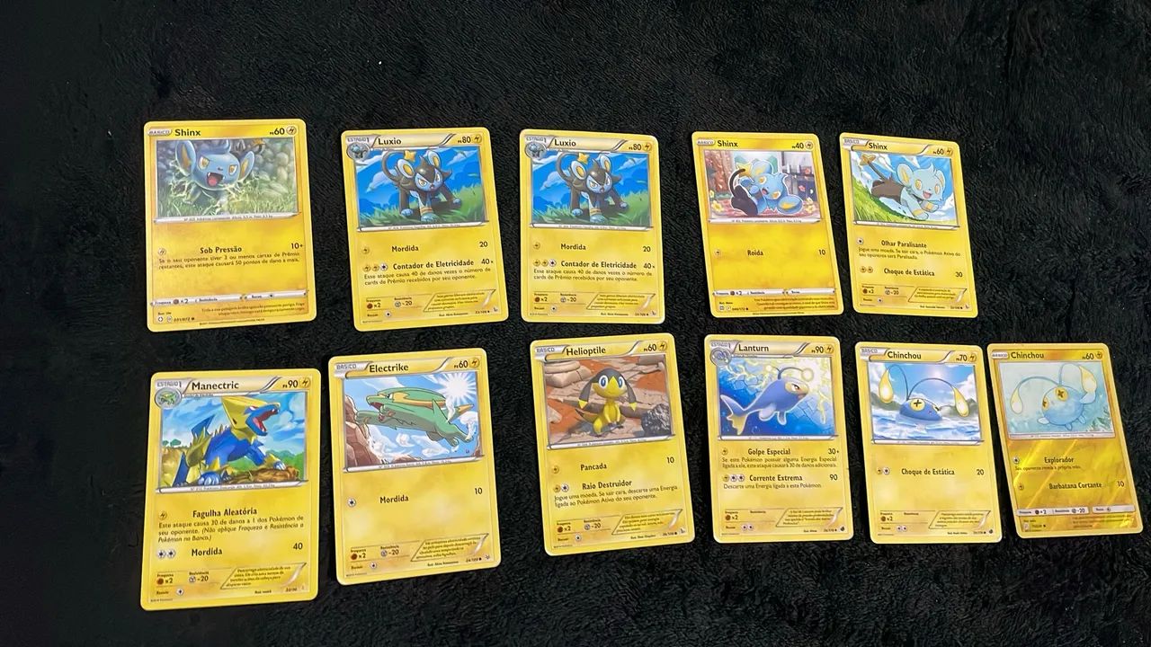 Cartas Pokémon de Borda Amarela  - Foto 2