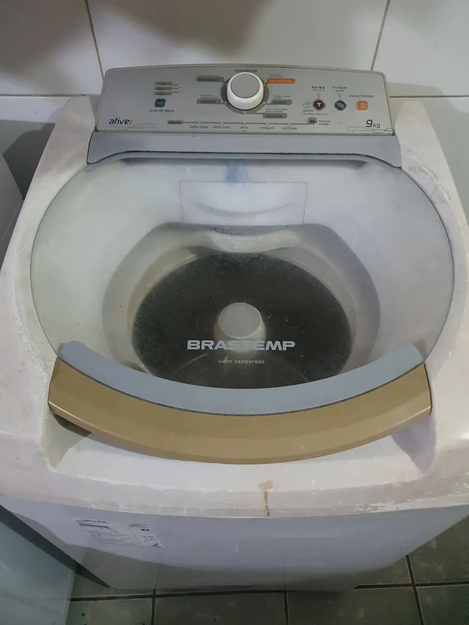 MAQUINA BRASTEMP 9KG ATIVE