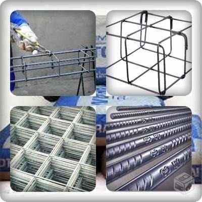 Vigas,colunas,baldrames,brocas com 4 ferros de 10mm 3/8 ferragens para construção