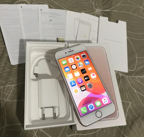 IPhone 7 32gb Rosé Gold na caixa completa com todos acessórios originais - Foto 2