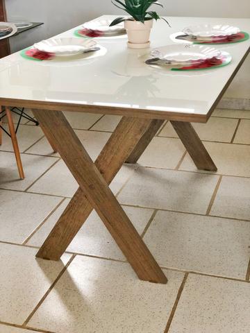 Mesa e aparador muito novo e lindo (sem as cadeiras - Foto 5