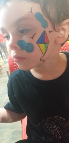 Pintura facial da tia jessica