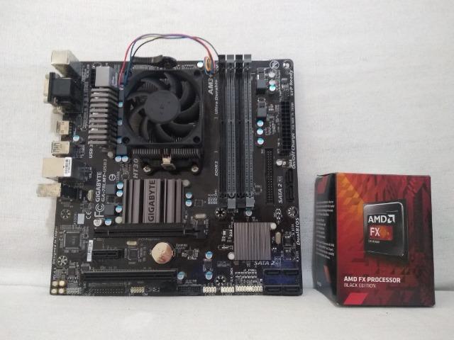 Placa mãe Gigabyte GA - 78LMT-USB3 + Processador FX8300 de 8 núcleos
