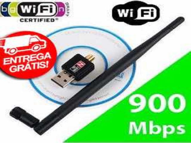 Hoje.ta.Imperdivel-Adaptador Usb Wifi 600mbps Antena s - Foto 2