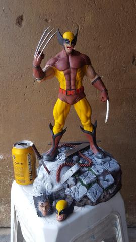 Estátua Wolverine peça de coleção
