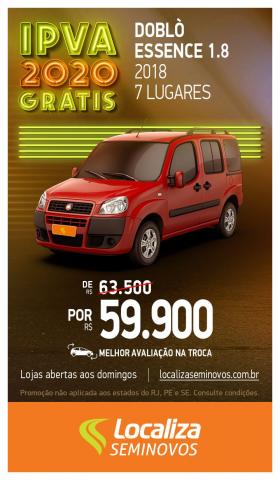 FIAT DOBLÒ 2017/2018 1.8 MPI ESSENCE 7L 16V FLEX 4P MANUAL - Foto 4