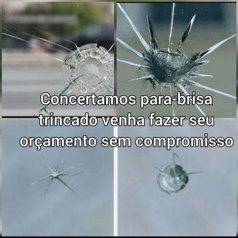 Para-brisa quebrado