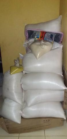 Farinha d'água amarelinha ótima e farinha seca