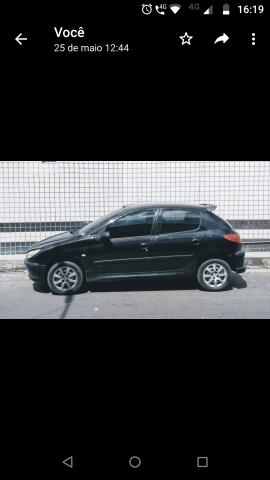 Carro Peugeot 206 1.6 super econômico