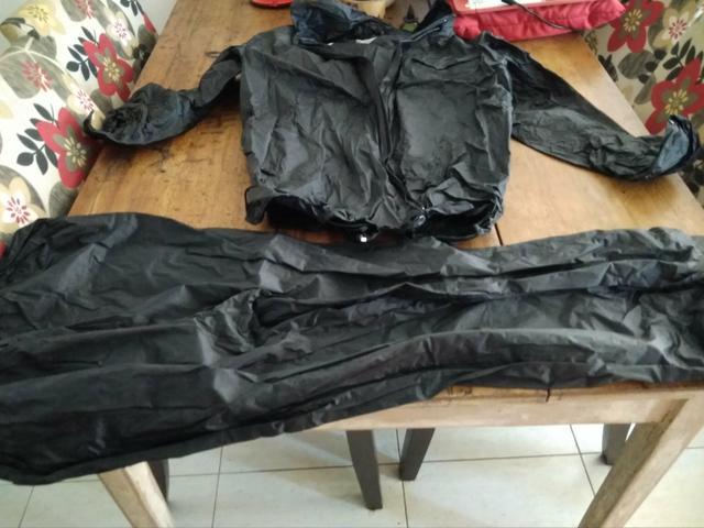 Casaco e calça quebra vento motoqueiro