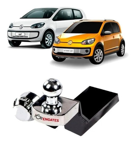 Engate Reboque Rabicho Reforçado Volkswagen Up E Cross 2014 à 2020