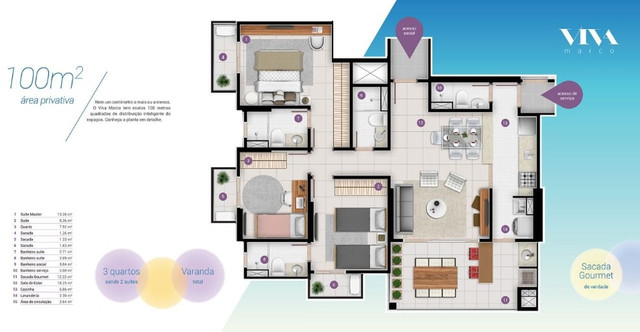 Ultimas Unidades de 100 m², Agende sua Visita // Viva Marco - Foto 7