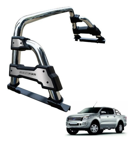 Santo Antônio STR Cromado - Ford Ranger 2013 Em Diante