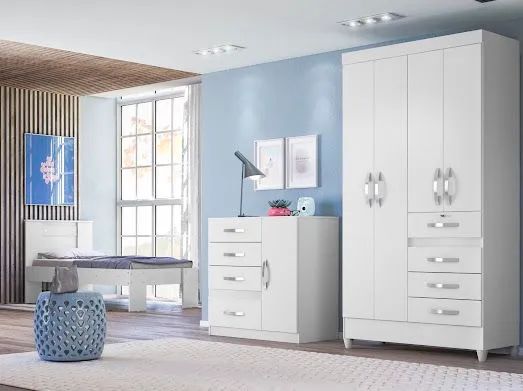 Quarto conjunto roupeiro + cômoda  - Foto 3