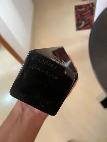 Vaso Dardi Preto Murano autêntico assinado por Vivario Murano número 037 - Foto 4