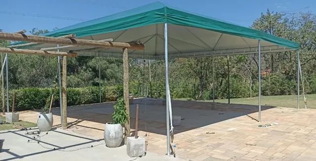Tenda 10x8 Piramidal Galvanizada - Foto 2