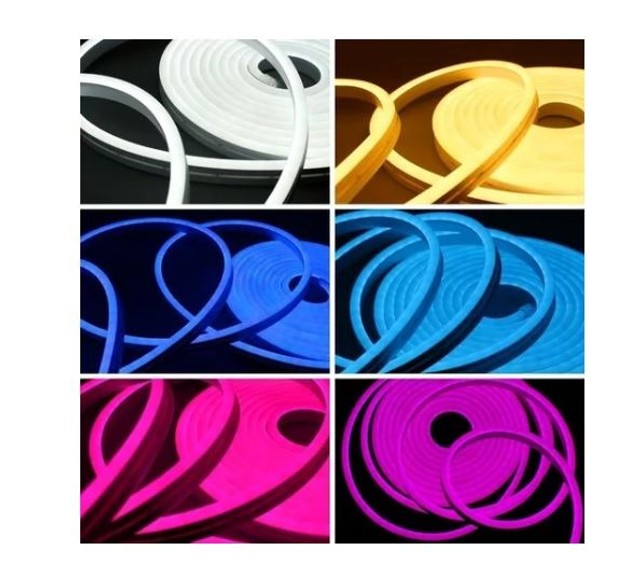 Fita Neon Led 5m 12v Flexível Alto Brilho Rgb Com Controle - Foto 3