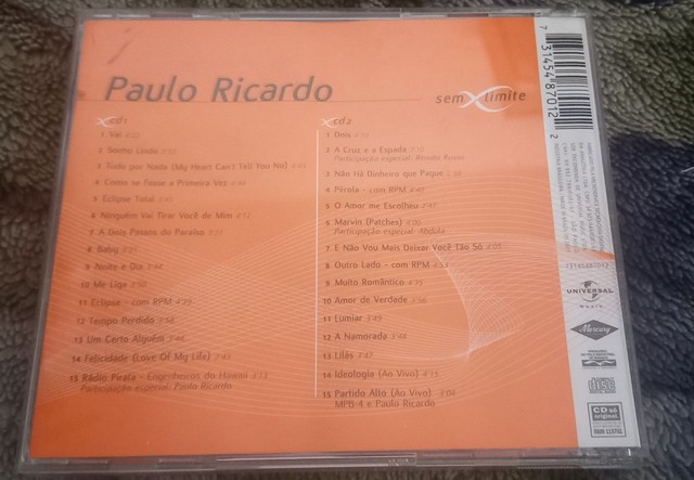 Paulo Ricardo Sem limites (cd duplo 30 sucessos) - Foto 2