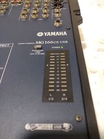 Mesa de som Yamaha MG 16 top de linha 