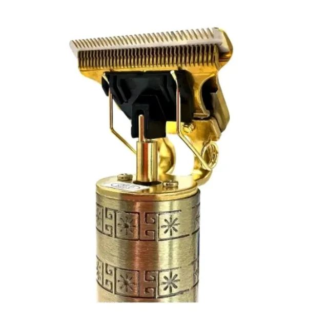 Máquina De Cortar Cabelo Para Barba  Designer Elétrico Profissional - Foto 2