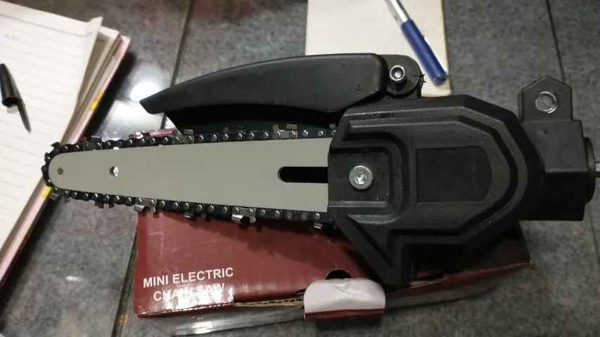 Adaptador Motosserra Moto Serra Mini Para Furadeira Parafusadeira - Foto 5