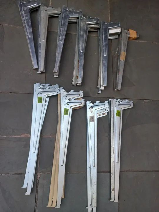 100 peças de suporte para prateleira 