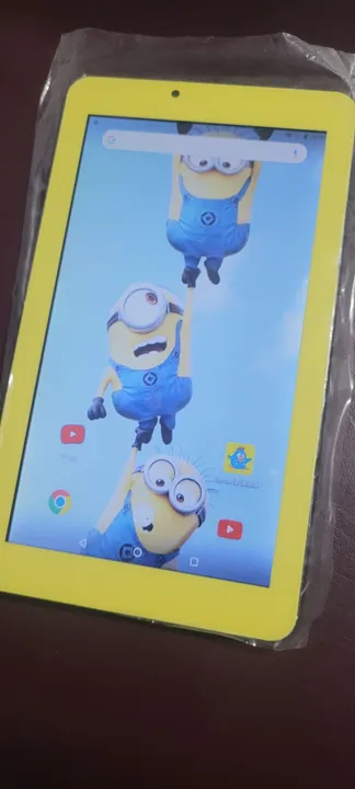 Tablet minons 7 pol. Youtube playstore wifi mais de 200 jogos