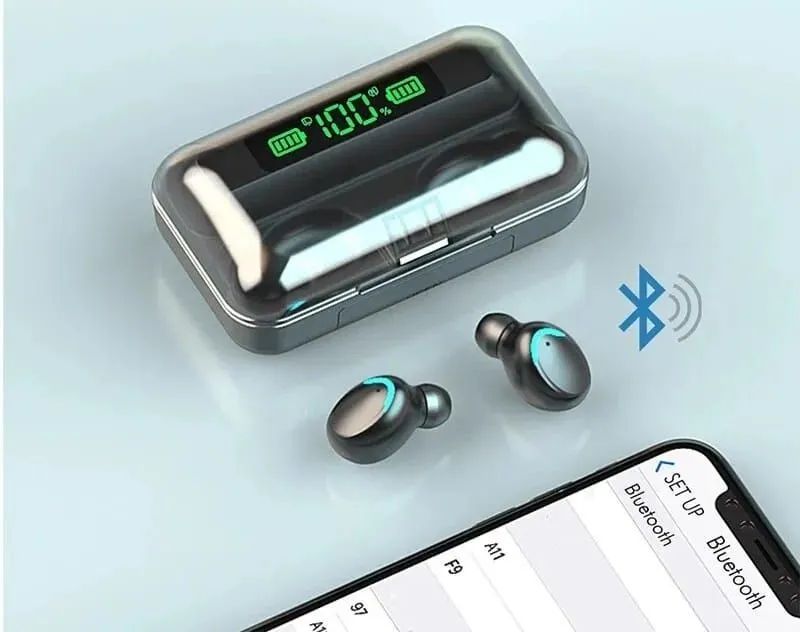 Fone de ouvido TWS sem fio com Bluetooth