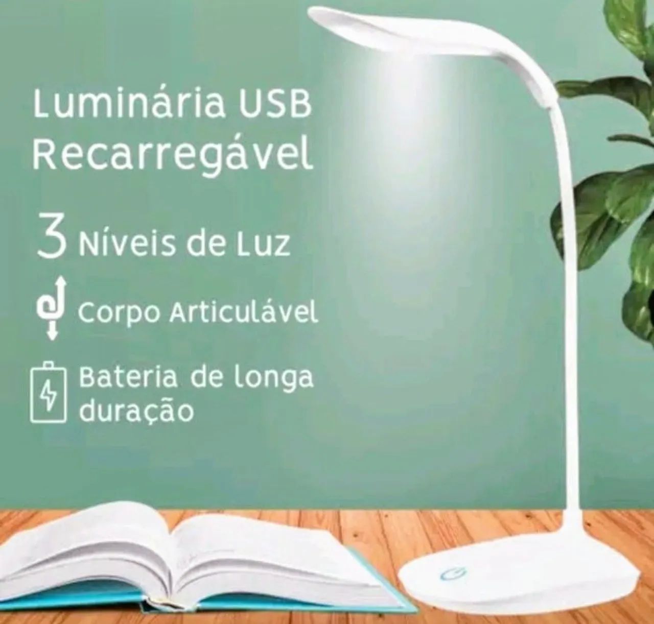 Luminária de Mesa Articulável  - Foto 3