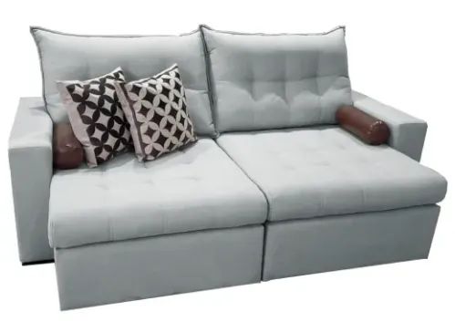 Sofá Retrátil e Reclinável Home 220cm - Super promoção!  - Foto 2