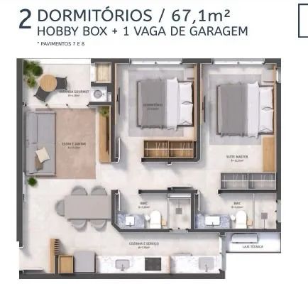 Entrega 2027! Já pode financiar Caixa!Frente mar  Florianópolis! Aceito carro e imóvel!  - Foto 11