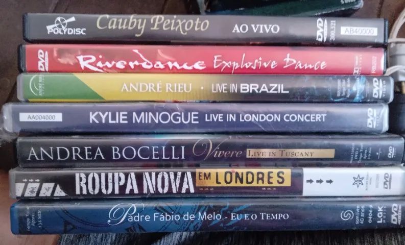 Blu-rays musicais  - Vários Títulos - individual a R$ 18,00