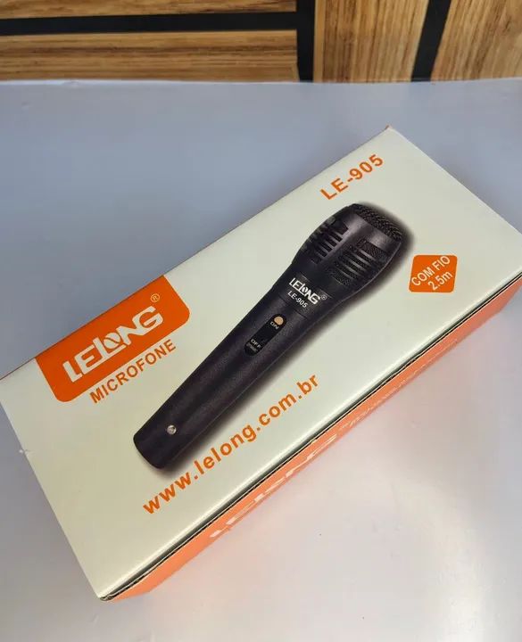 MICROFONE LELONG -C/FIO- 2,5M - Foto 4
