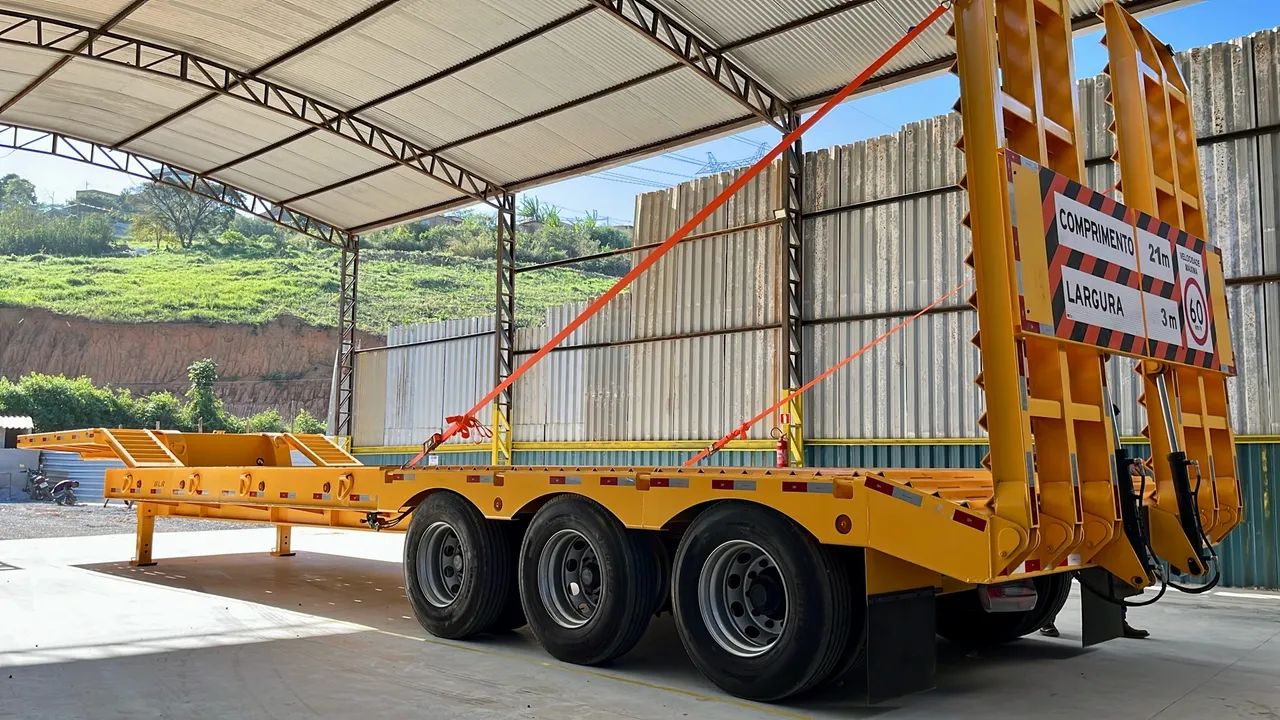 Carreta Prancha carrega tudo 2, 3, 4, 5 ,6 eixos e Caçamba Basculante