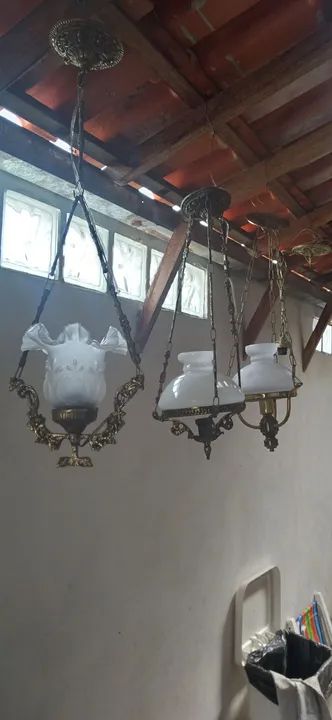 Vendo lustres bronze super novo  - Foto 6