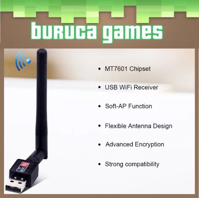 Receptor Wi-Fi USB para PC e Notebook 2.4Ghz - 1200 Mbps - Foto 2