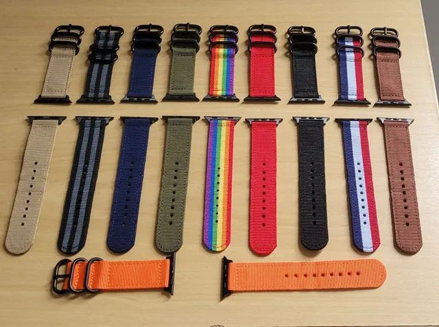 Pulseira de nylon para Apple Watch, 42/44/45/49 MM - Foto 3