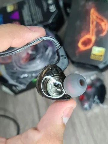 Fone de Ouvido QKZ AK6 + Case com Acessórios - Retorno de Palco - Foto 6