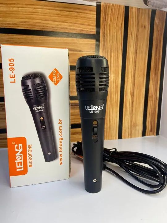 MICROFONE LELONG -C/FIO- 2,5M - Foto 3